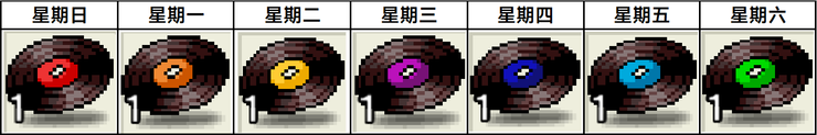 CD 顏色對照表